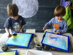 Outer Space Art Activity for Kids